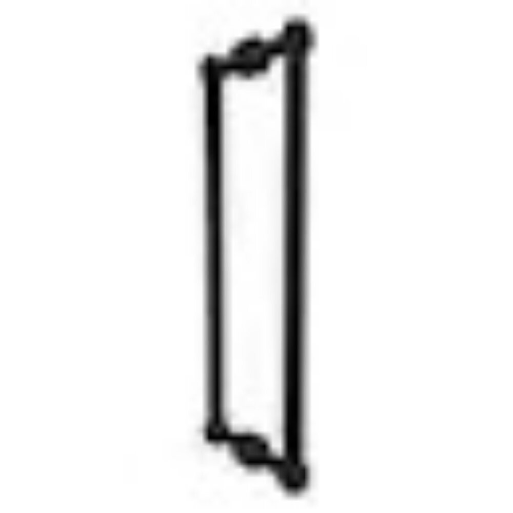 NEW Allied Brass Matte black 18-in Hinged shower door handle